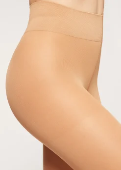 Sheer Tights^Calzedonia 40 Denier Action Tights Strong 3281 - Nude 3 - Seta