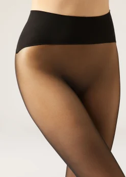 Sheer Tights^Calzedonia 20 Denier Seamless Totally Invisible Sheer Tights 019 - Black