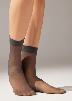 Sheer Socks^Calzedonia 20 Denier Sheer Socks 004 - Grey