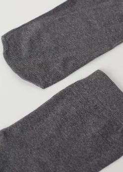Short Socks^Calzedonia 50 Denier Soft Touch Socks 910 - Mid Grey Blend