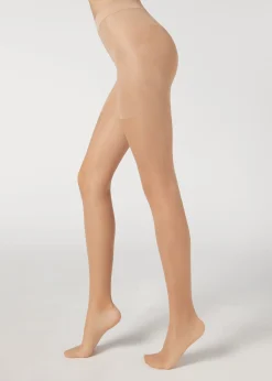 Sheer Tights^Calzedonia 15 Denier Total Shaper Sheer Tights 005 - Nude 1 - Sabbia/Beige Chiaro