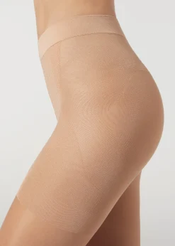Sheer Tights^Calzedonia 15 Denier Total Shaper Sheer Tights 005 - Nude 1 - Sabbia/Beige Chiaro