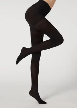 Opaque Tights^Calzedonia 50 Denier Total Shaper Tights 019 - Black