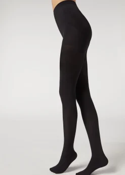 Opaque Tights^Calzedonia 50 Denier Total Shaper Tights 019 - Black