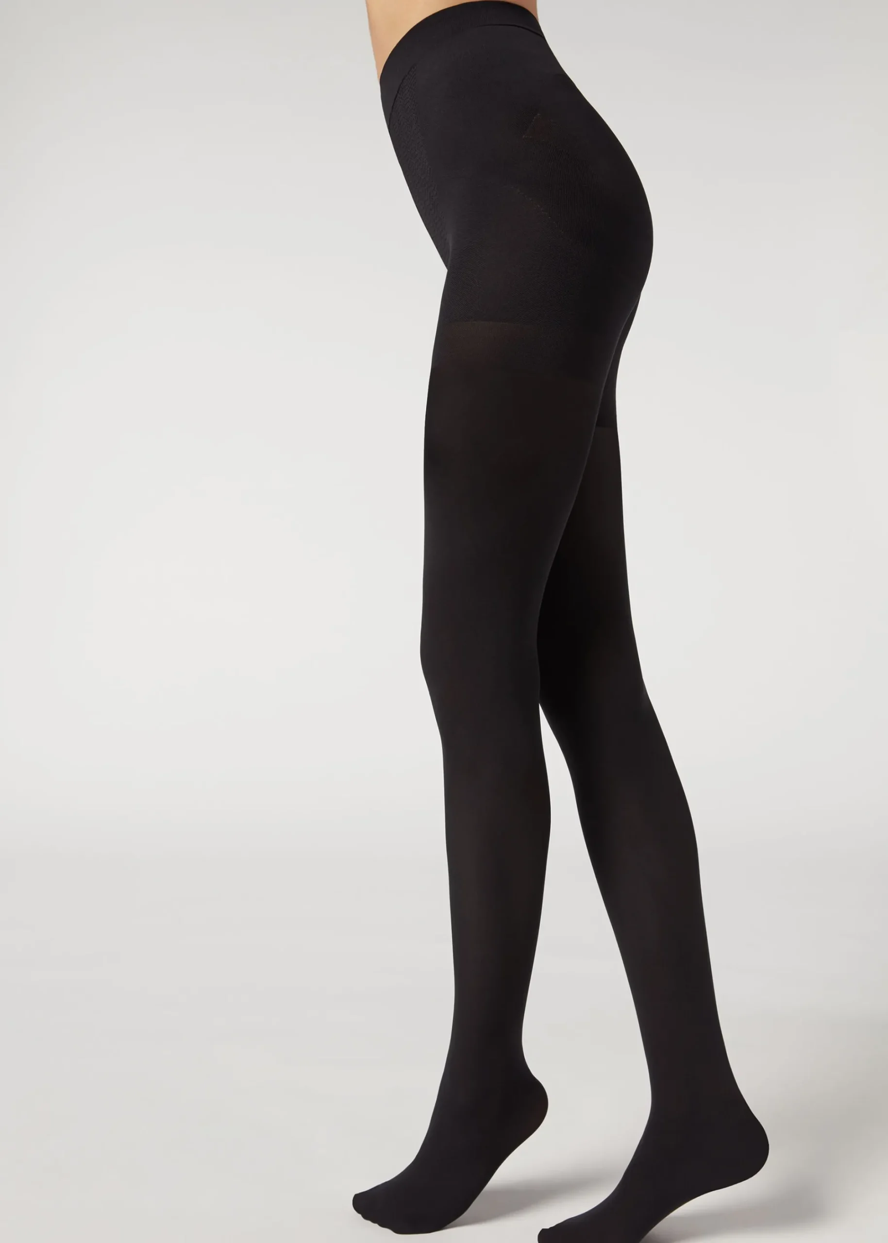 Opaque Tights^Calzedonia 50 Denier Total Shaper Tights 019 - Black