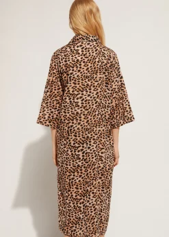 Beachwear^Calzedonia Animal Pattern Midi Shirt 686C - Animal Print