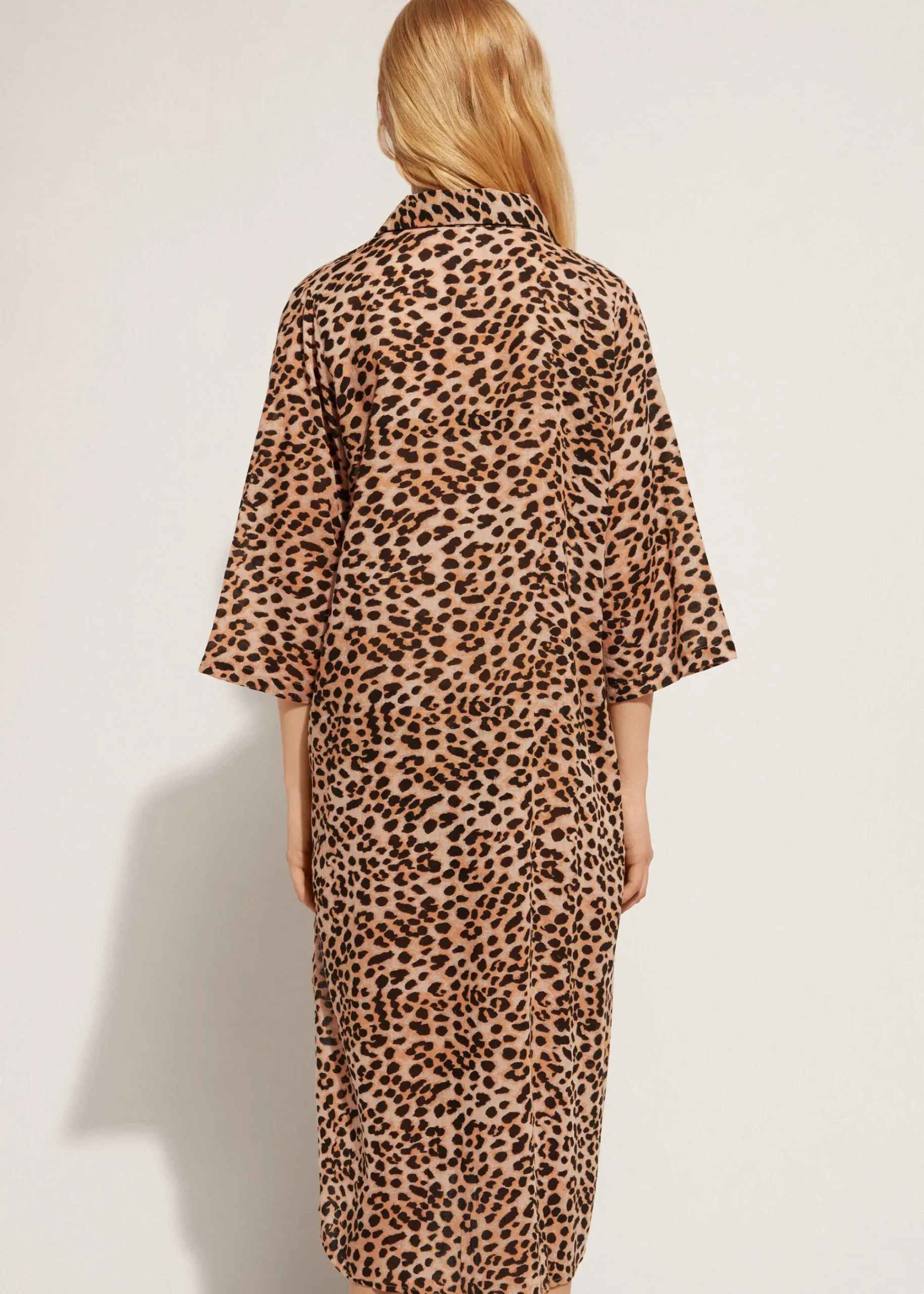 Beachwear^Calzedonia Animal Pattern Midi Shirt 686C - Animal Print