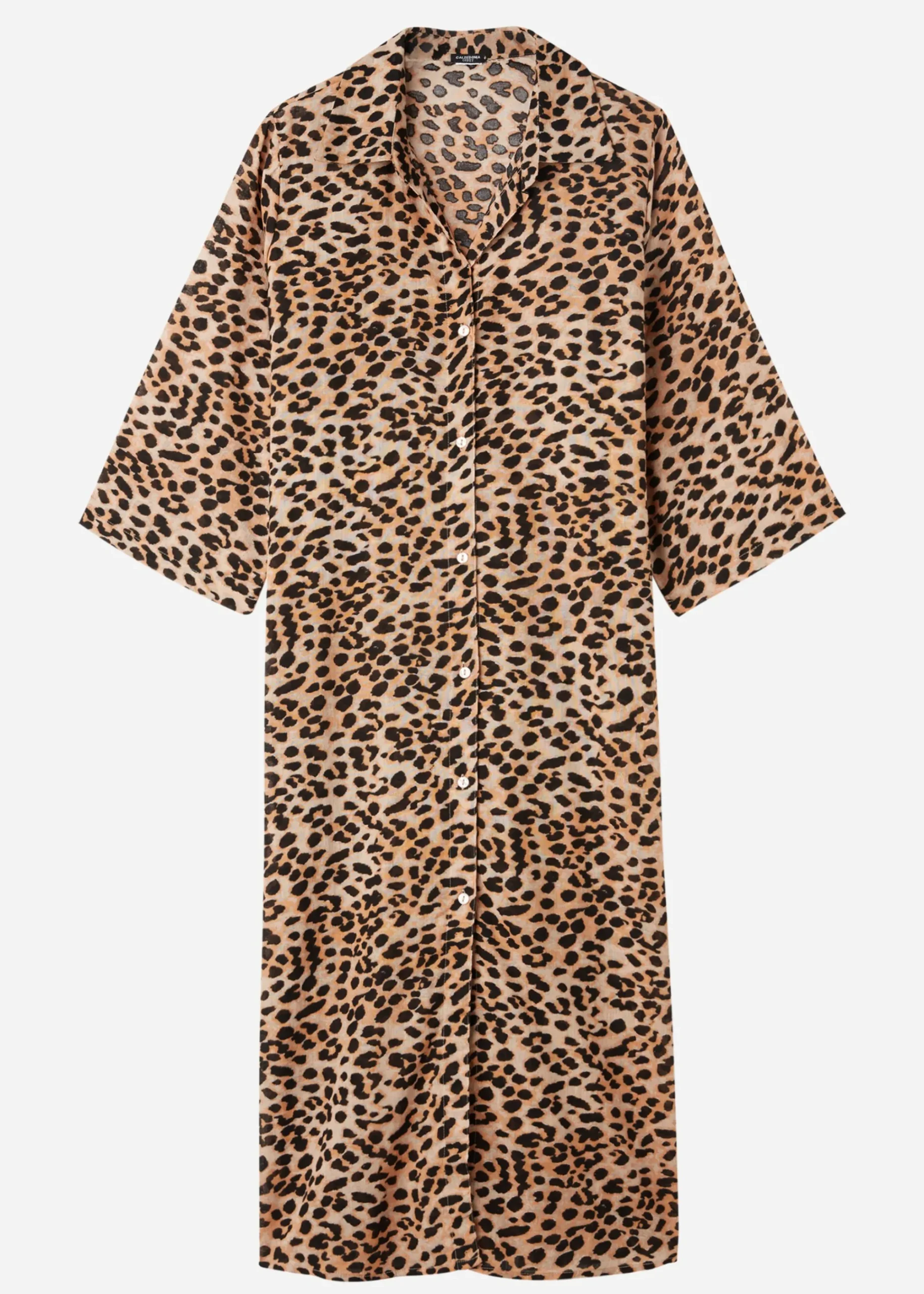 Beachwear^Calzedonia Animal Pattern Midi Shirt 686C - Animal Print