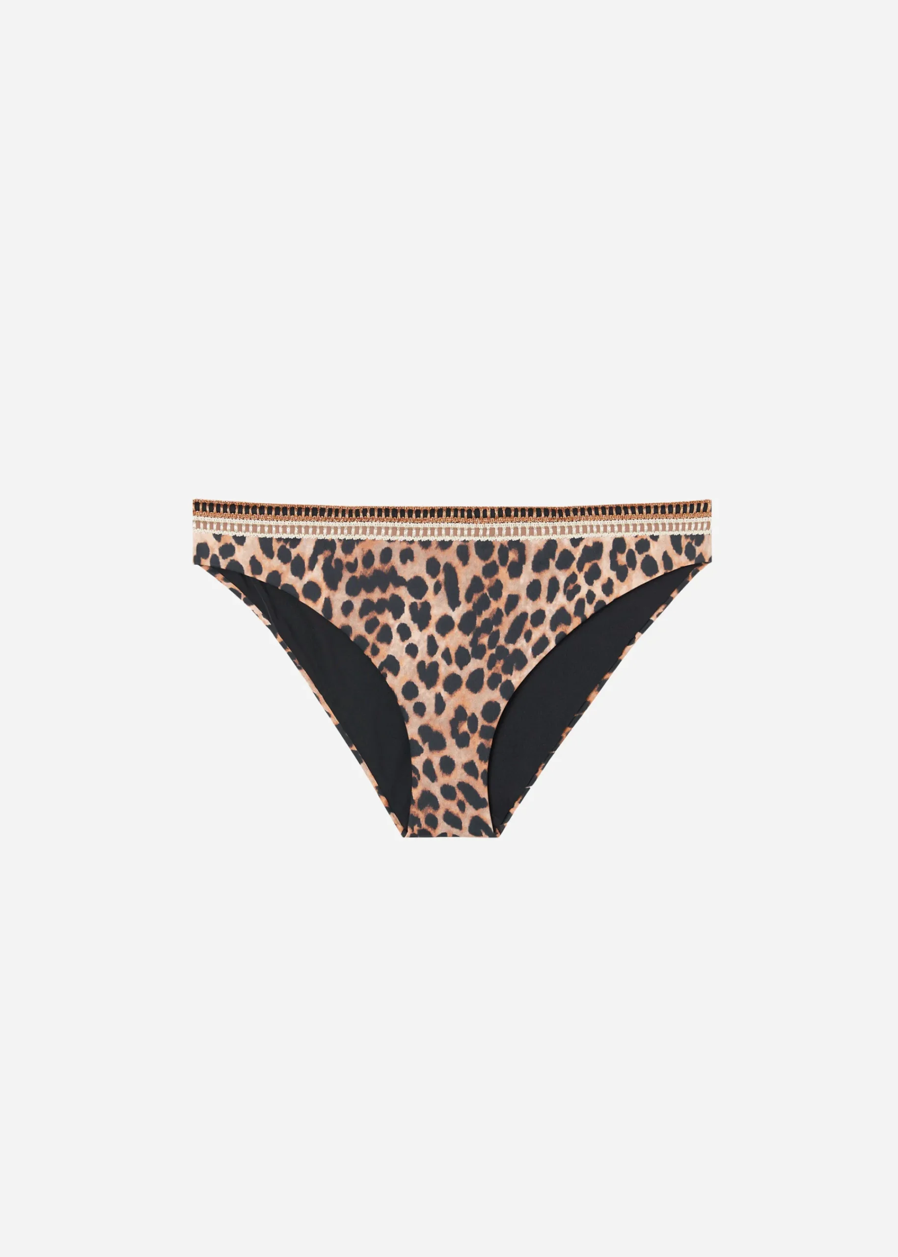 Bikini^Calzedonia Animal Print Bikini Bottoms Bilbao 686C - Animal Print