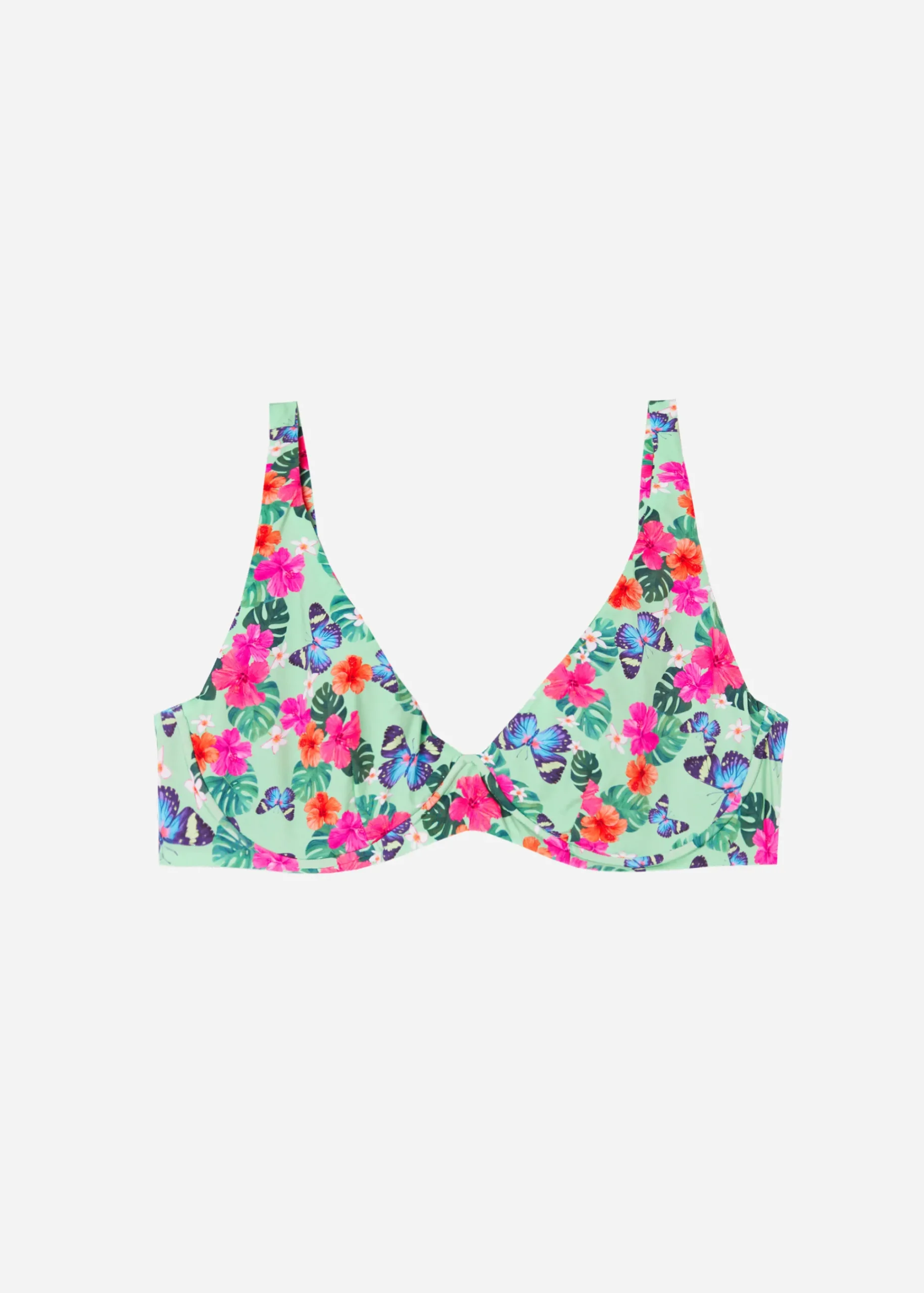 Bikini^Calzedonia Balconette Bikini Top Malibu 638C - Butterfly Patterns