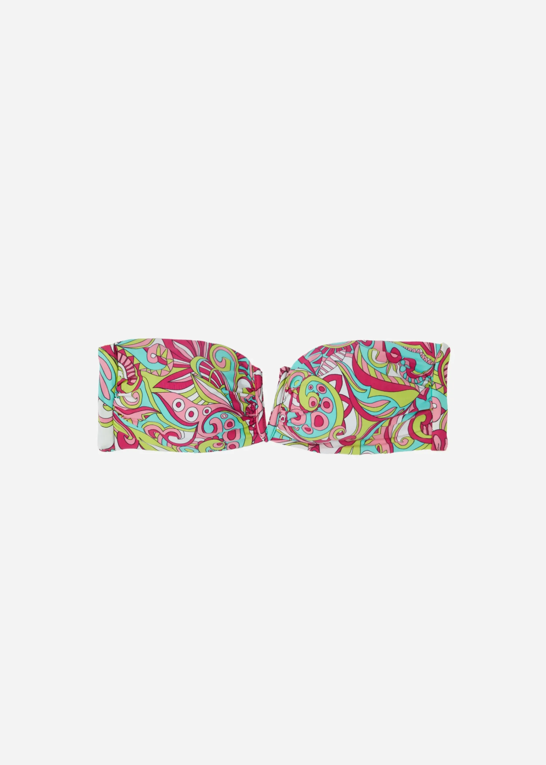 Bikini^Calzedonia Bandeau Bikini Top Londra 517C - Geometric Print