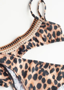 Swimwear And Bikinis^Calzedonia Bikini Animal Print Girls' Bilbao 686C - Animal Print