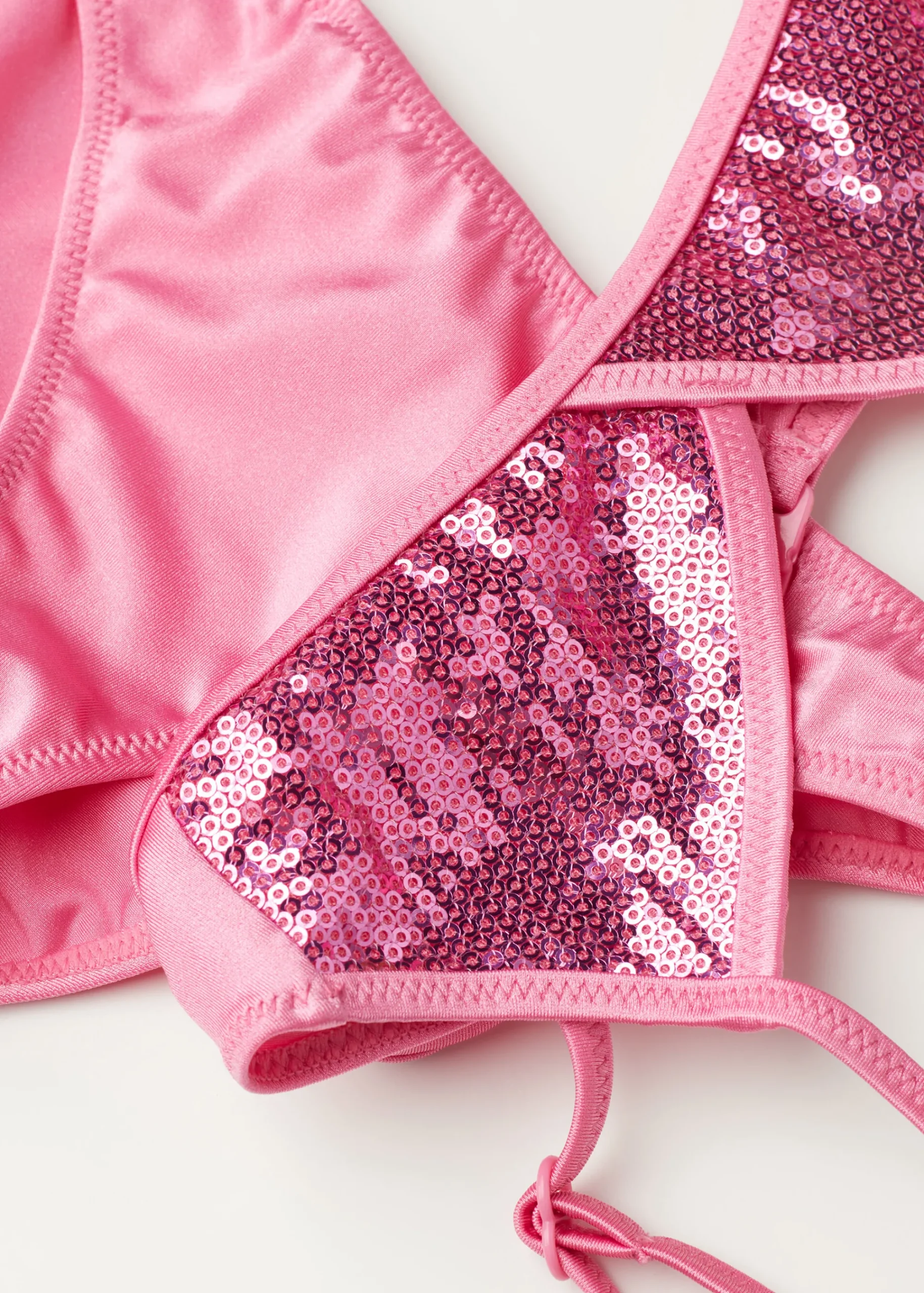 Swimwear And Bikinis^Calzedonia Bikini Crop Girls' Cannes 620C - Pink Sequin