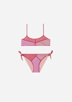 Swimwear And Bikinis^Calzedonia Bikini Girls' Lisbona 692C - Patchwork Pink
