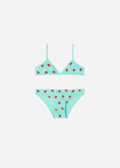 Swimwear And Bikinis^Calzedonia Bikini Strawberry Girls' Elsa 718C - Strawberries