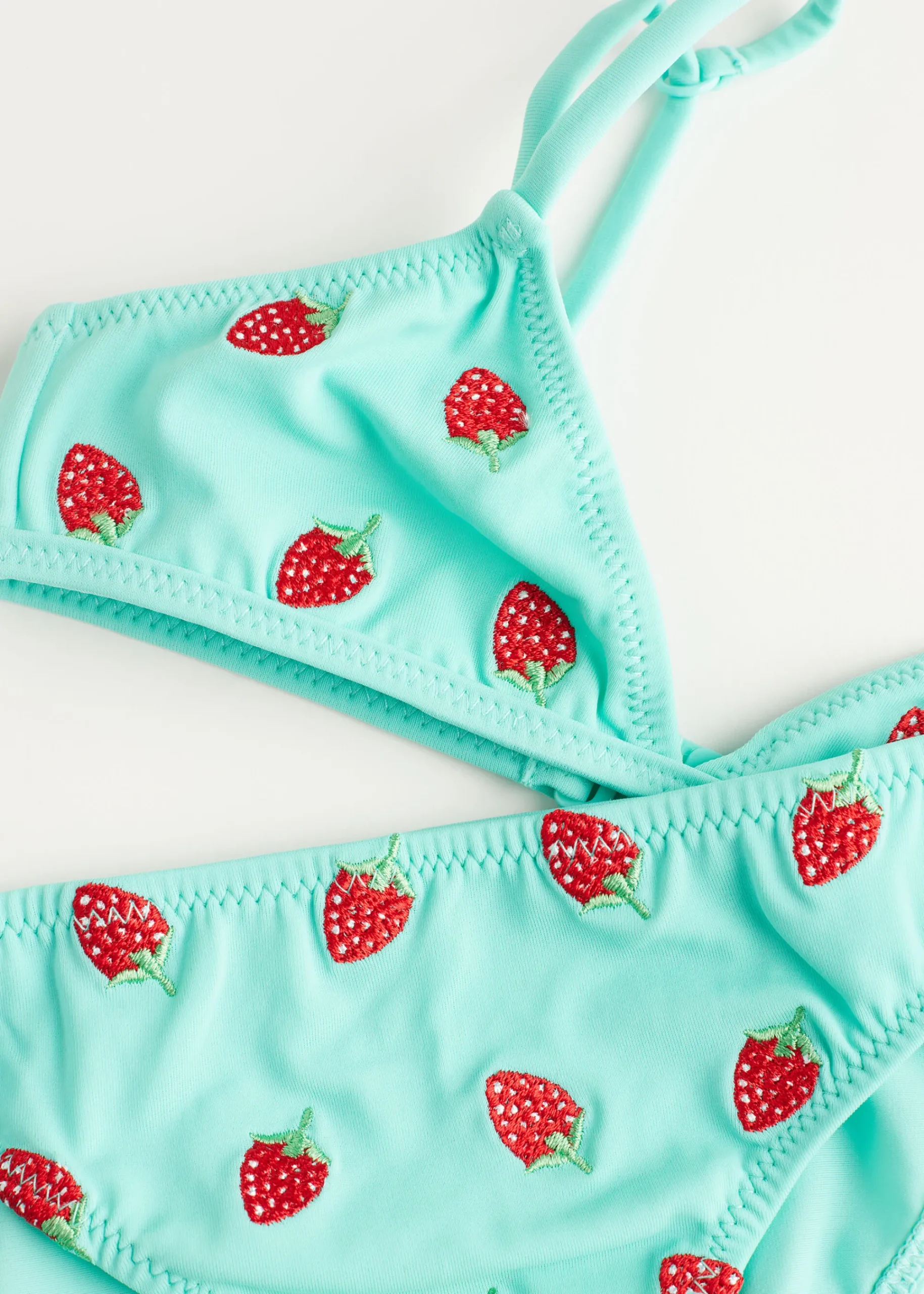 Swimwear And Bikinis^Calzedonia Bikini Strawberry Girls' Elsa 718C - Strawberries