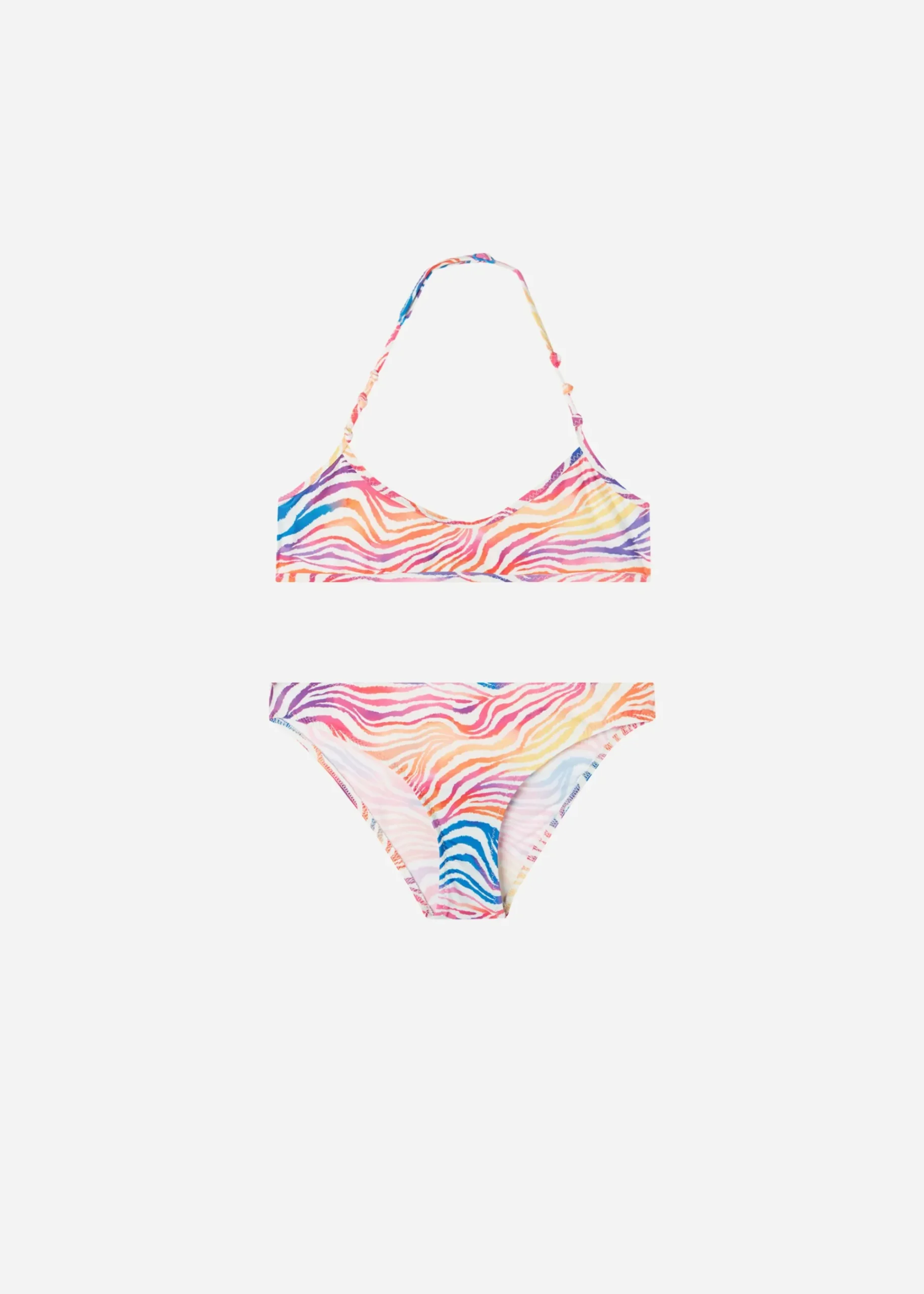 Swimwear And Bikinis^Calzedonia Bikini Triangle Girls' Malaga 695C - Rainbow Zebra