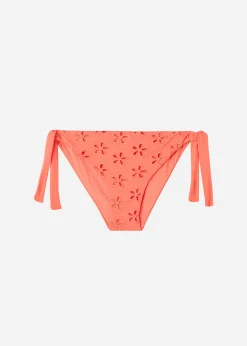 Bikini^Calzedonia Bow Bikini Bottoms Corfu 619C - Orange Coral