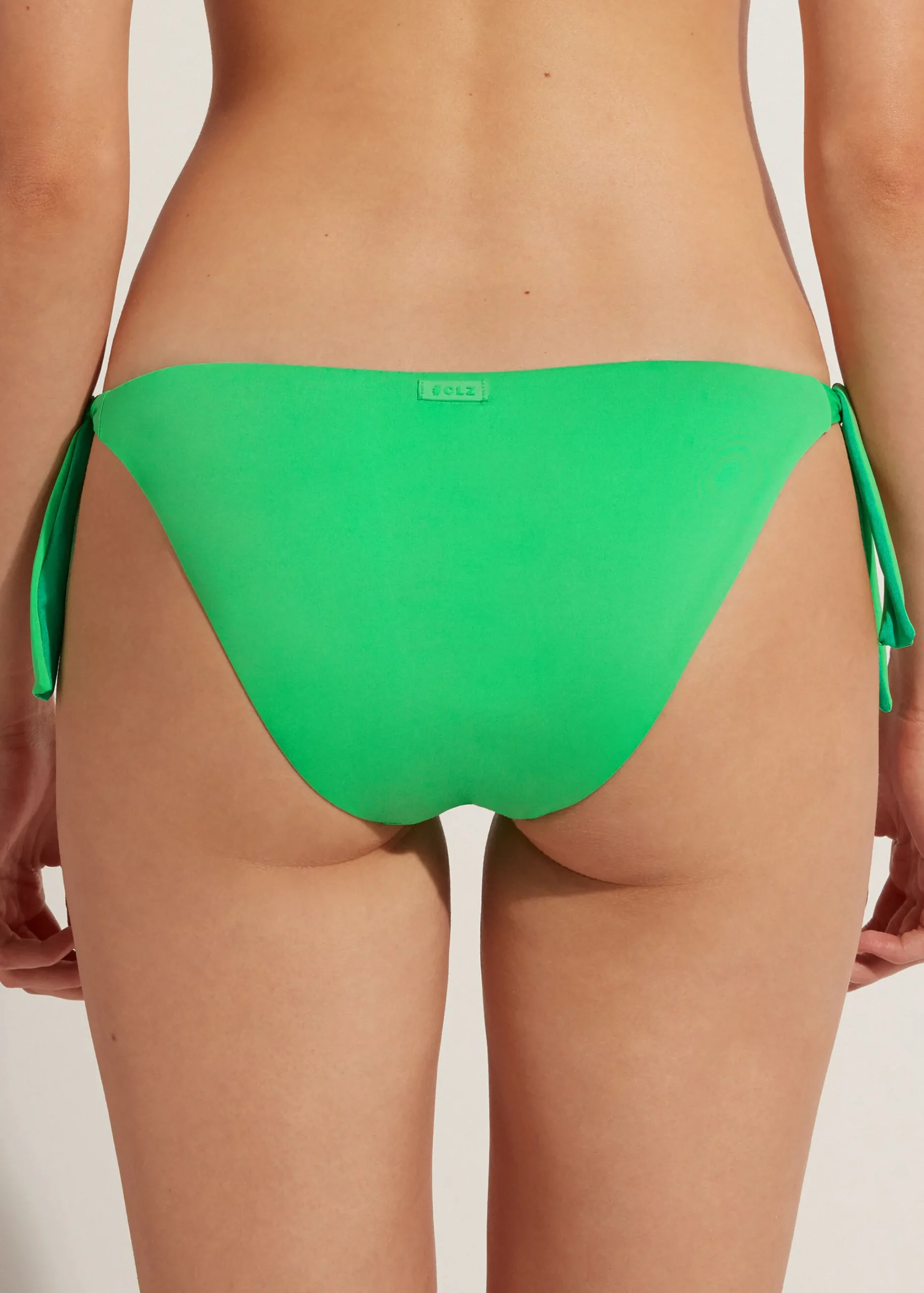 Bikini^Calzedonia Bow Bikini Bottoms Indonesia 615C - Shiny Green