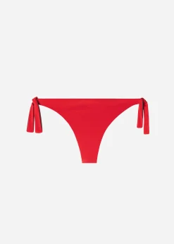 Bikini^Calzedonia Bow Brazilian Bikini Bottoms Indonesia 645C - Summer Red