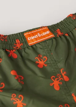 Swimwear^Calzedonia Boys' Boxer Swim Shorts Ibiza 663C - Octopus Pattern