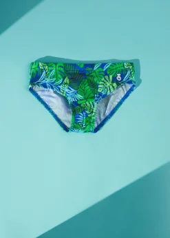 Swimwear^Calzedonia Boys' Swimming Trunks Rio 677C - Leaf Pattern