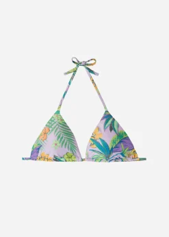 Bikini^Calzedonia Brasilia Slide Triangle Bikini Top 477C - Tropical Lilac