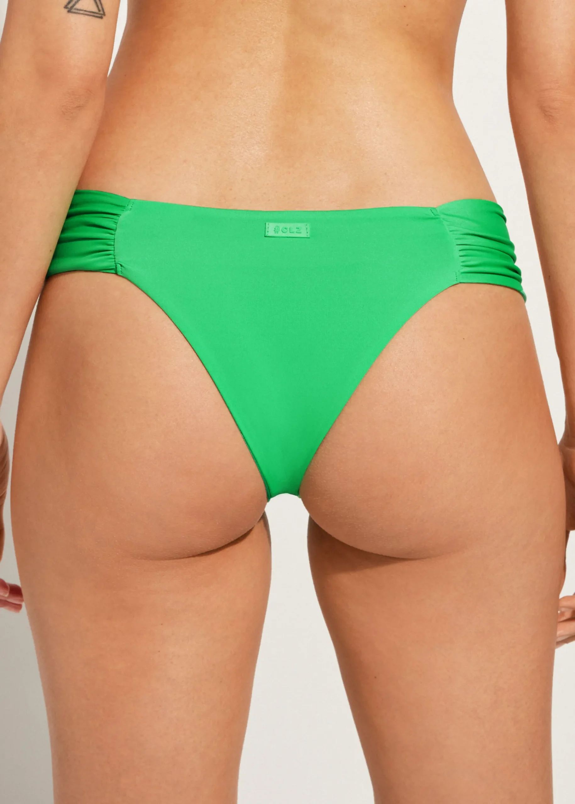 Bikini^Calzedonia Brazilian Bikini Bottoms Indonesia 615C - Shiny Green