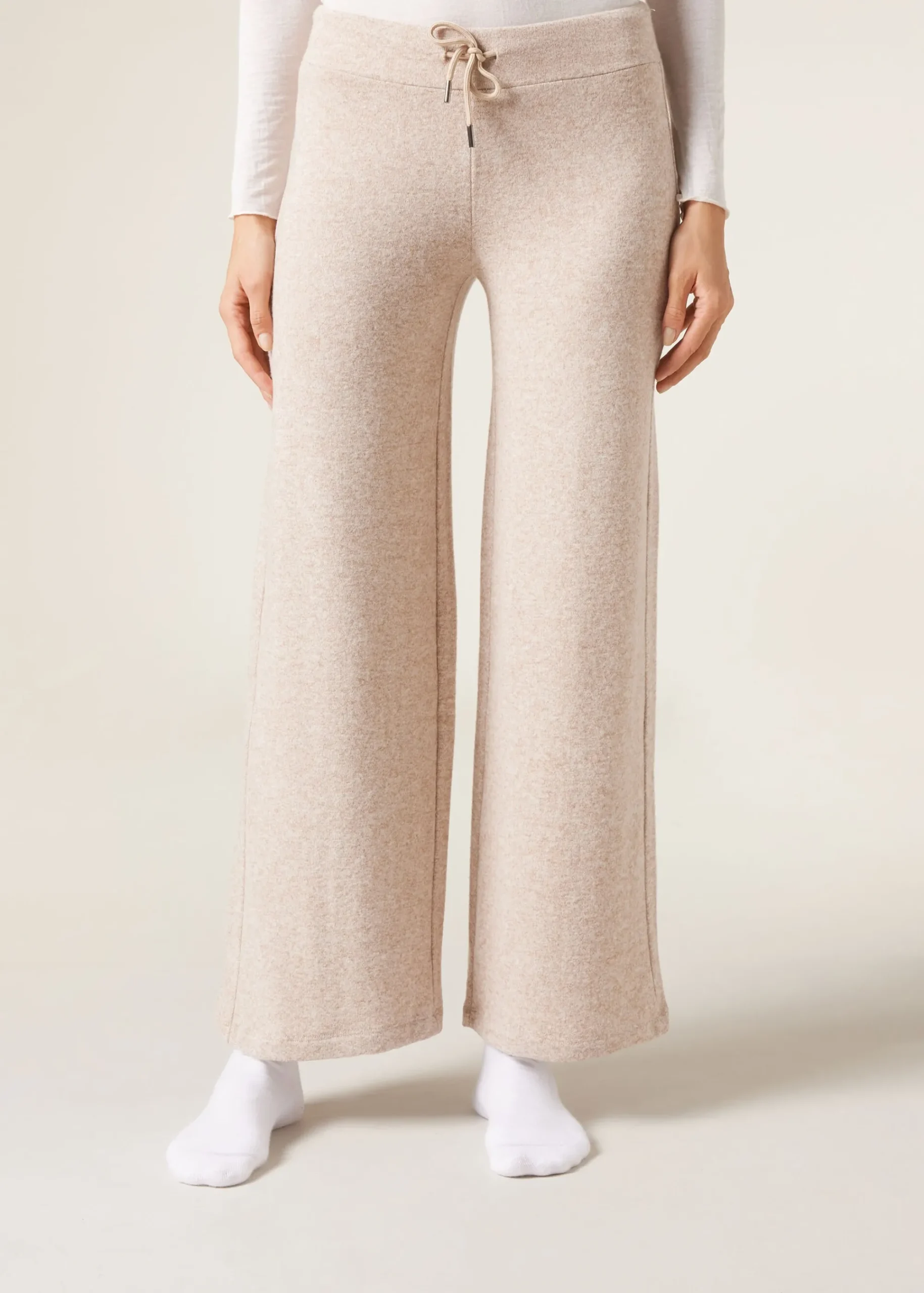 Trousers^Calzedonia Cashmere Palazzo Leggings 4938 - Light Natural Blend