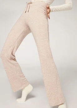 Trousers^Calzedonia Cashmere Straight Leggings 4938 - Light Natural Blend