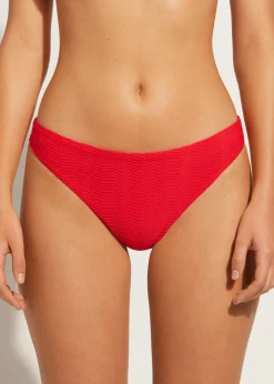 Bikini^Calzedonia Chevron Bikini Bottoms Casablanca 630C - Summer Red 3D