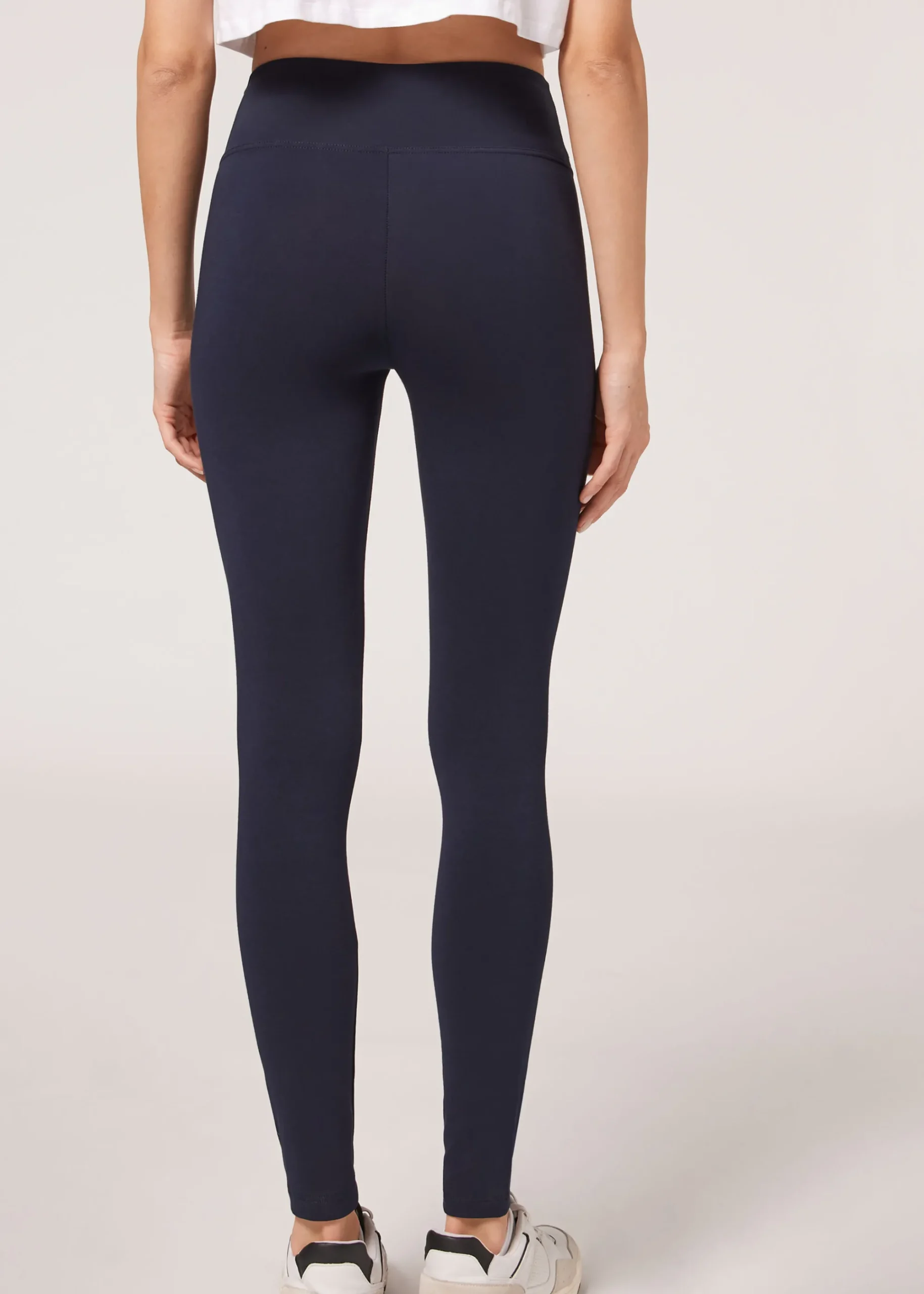 Leggings^Calzedonia Cotton Leggings 700 - Intense Blue