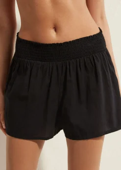 Beachwear^Calzedonia Cotton Shorts 06 - Black