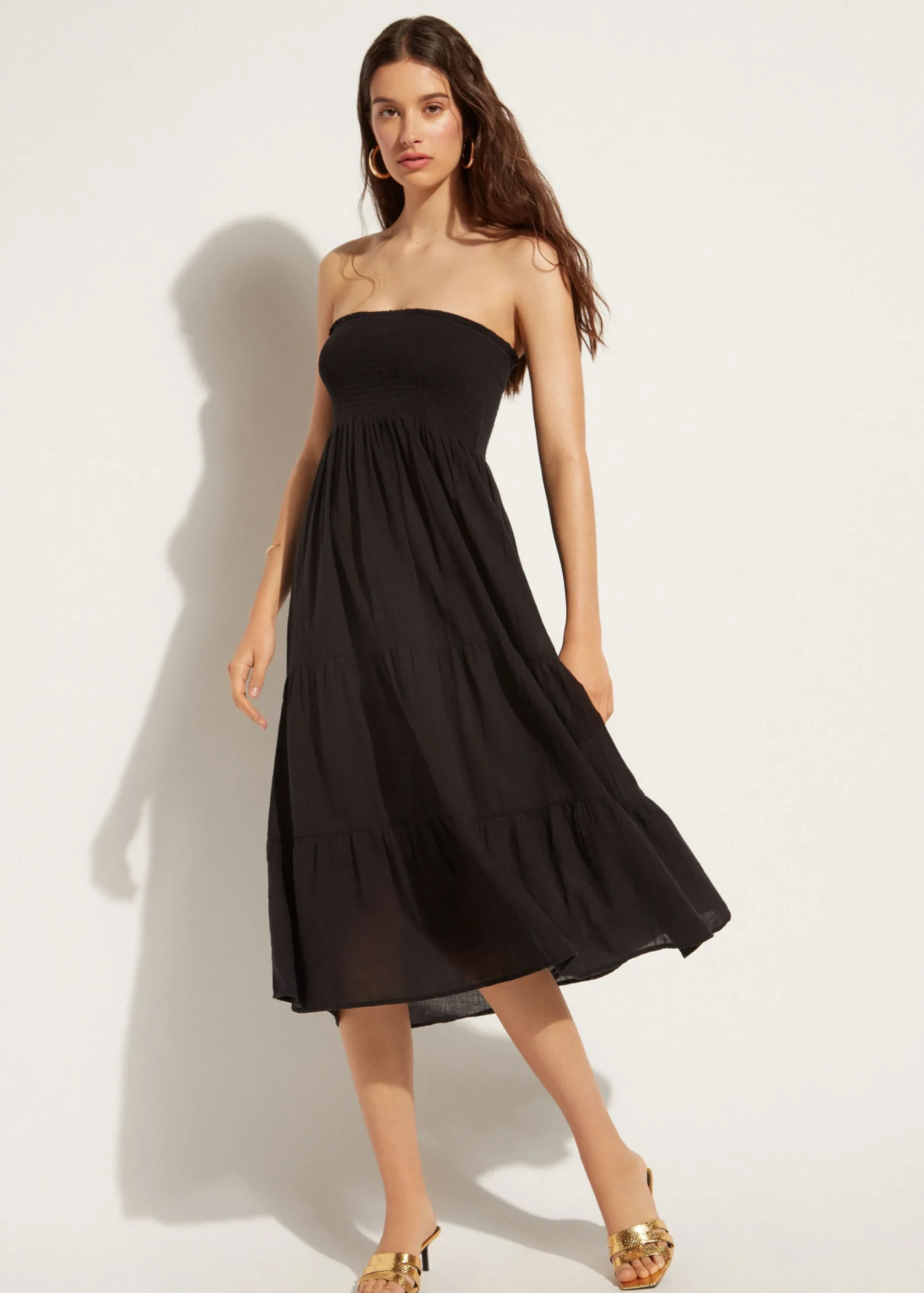 Beachwear^Calzedonia Cotton Skirt Dress 06 - Black