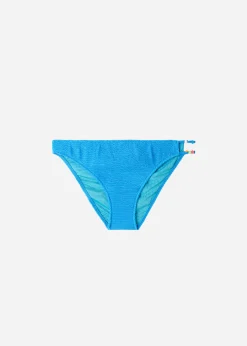 Bikini^Calzedonia Crinkle Bikini Bottoms San Diego 640C - Ocean Blue