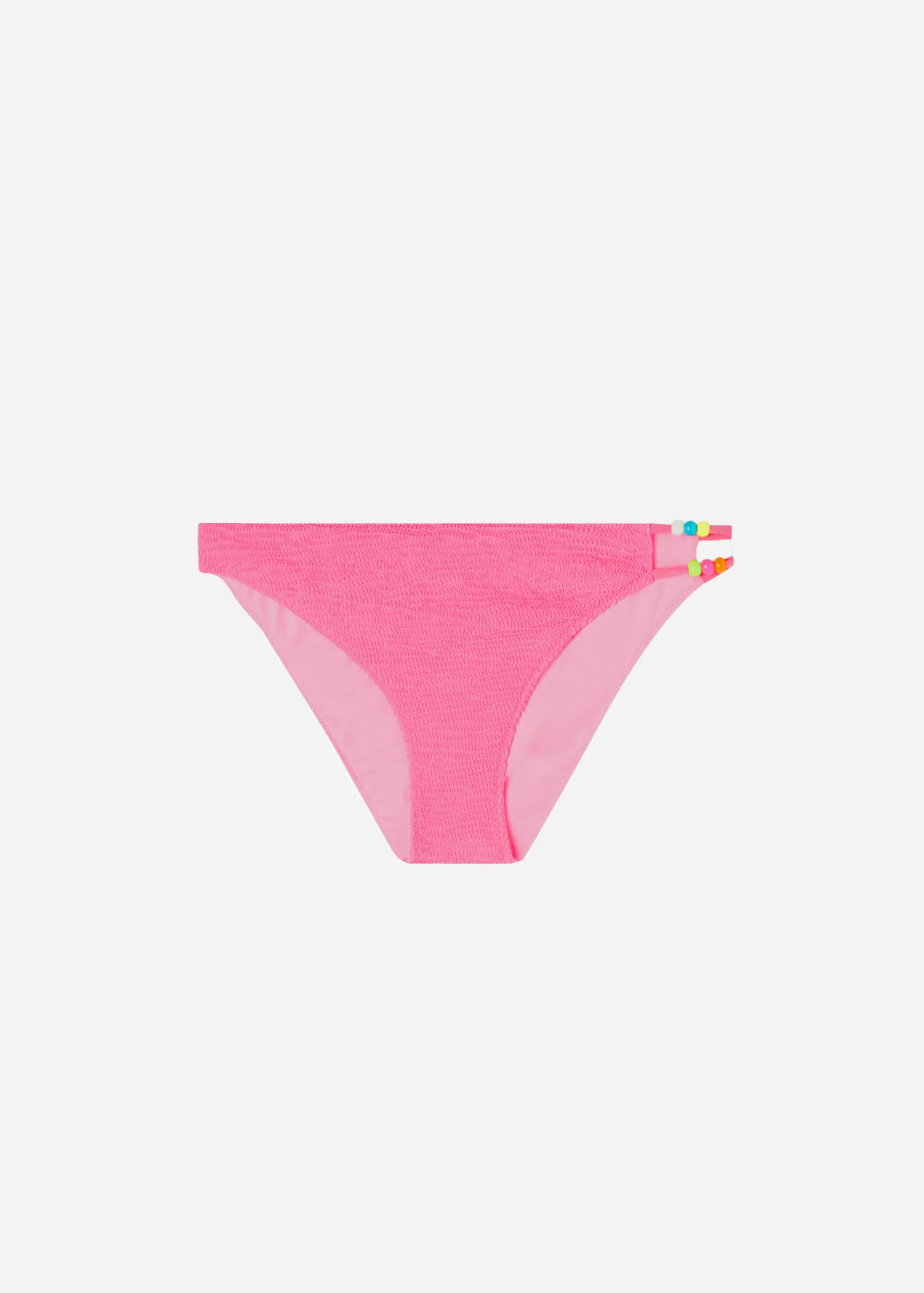 Bikini^Calzedonia Crinkle Bikini Bottoms San Diego 641C - Candy Pink