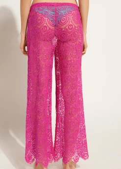 Beachwear^Calzedonia Crochet Trousers 614C - Bright Pink