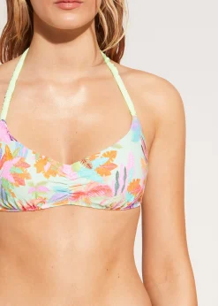 Bikini^Calzedonia Crop Bikini Top Tahiti 637C - Neon Jungle