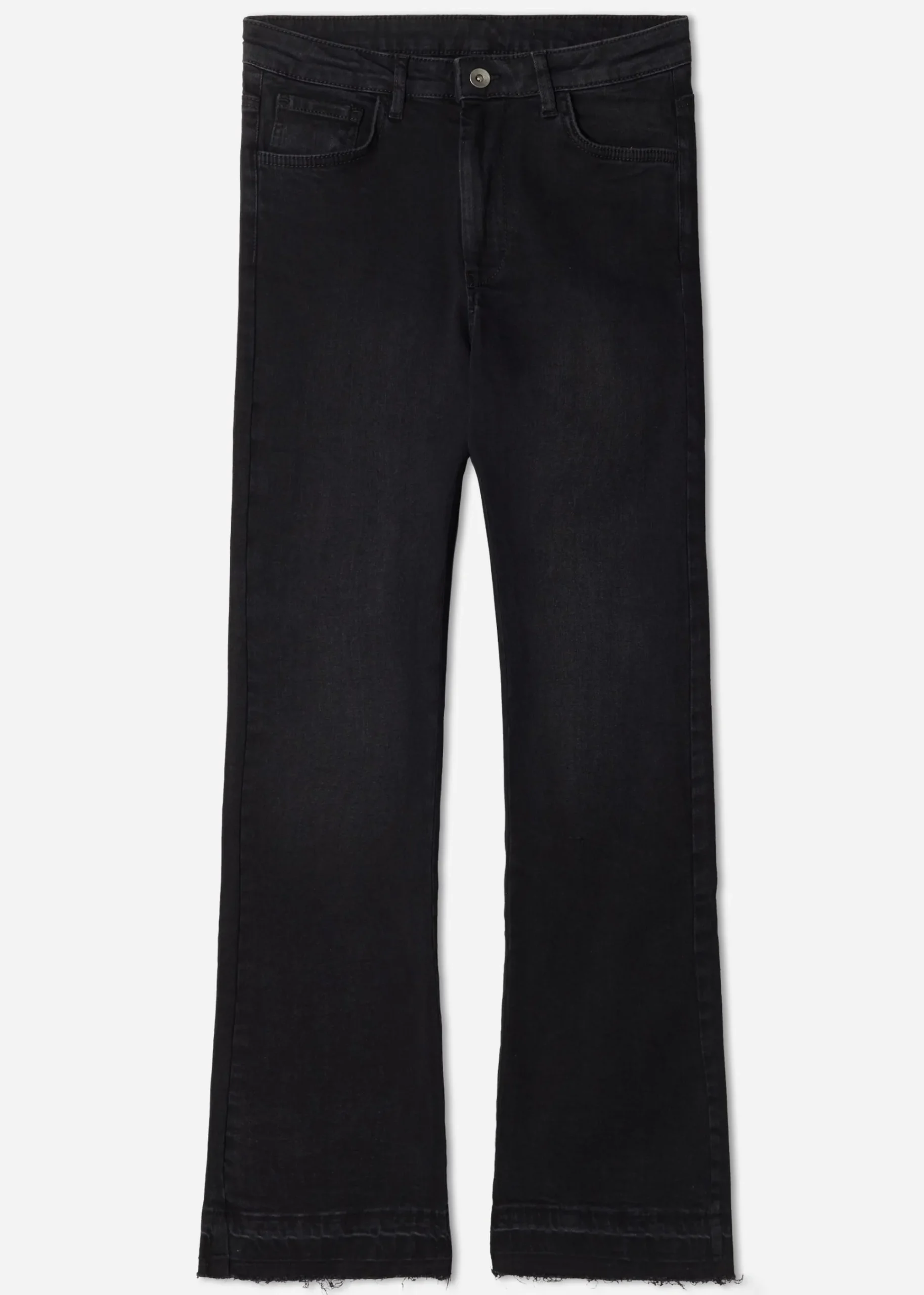 Jeans^Calzedonia Cropped Flare Jeans 4791 - Charcoal Grey