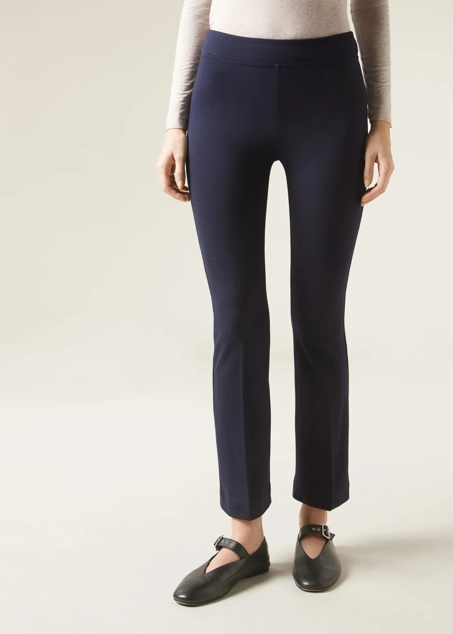 Trousers^Calzedonia Cropped Flared Leggings 016 - Blue