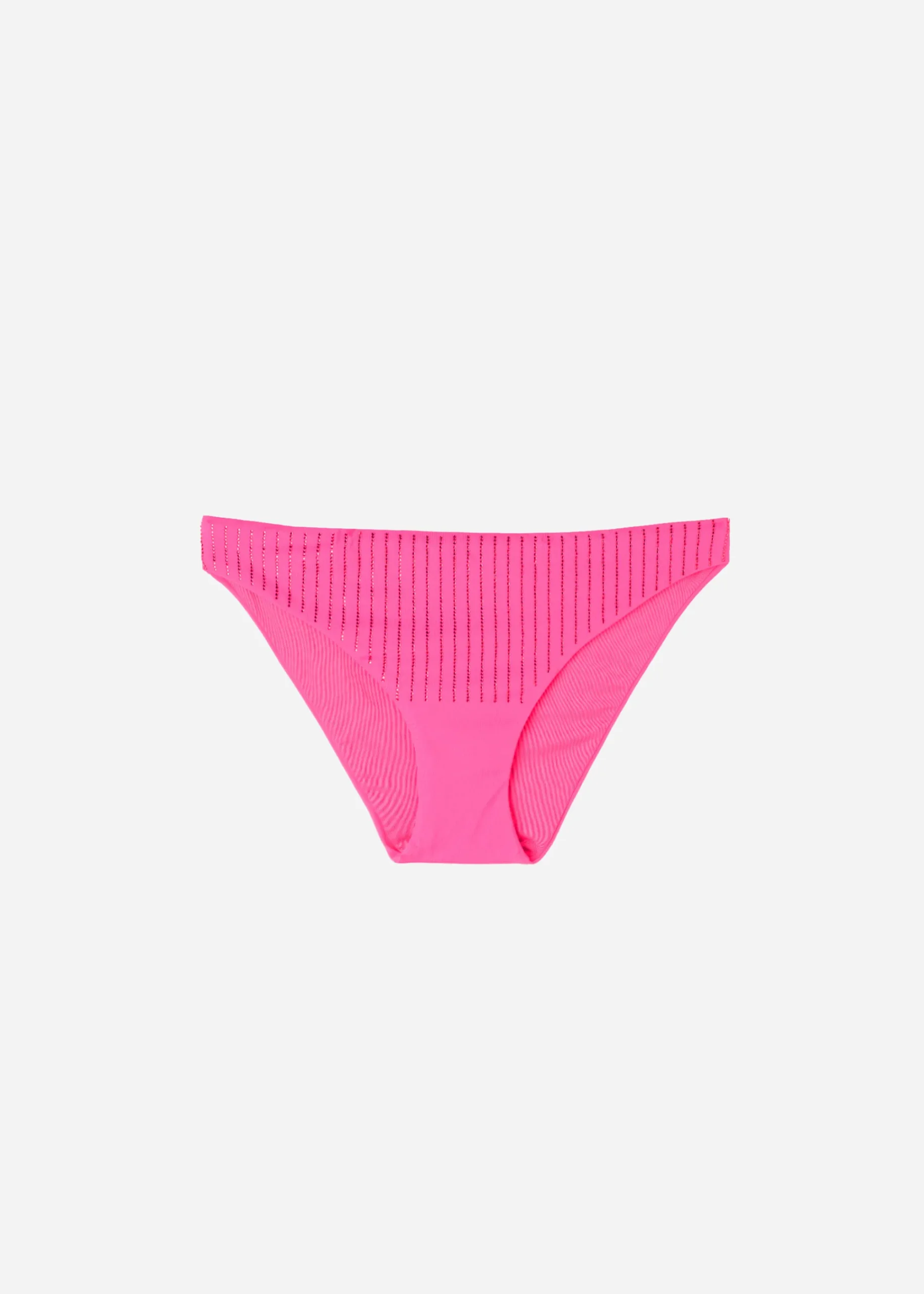 Bikini^Calzedonia Diamante Bikini Bottoms Shanghai 625C - Bright Pink Rhinestone
