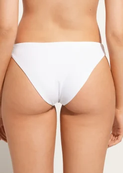Bikini^Calzedonia Diamante Bikini Bottoms Shanghai 624C - White Rhinestone