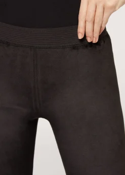 Leggings^Calzedonia Double Face Plush Leggings 019 - Black