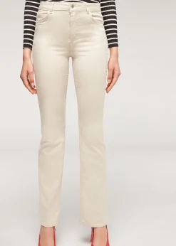 Jeans^Calzedonia Eco Light Denim Flared Jeans 5014 - Sand-Colored Beige