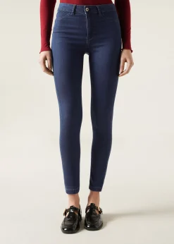 Jeans^Calzedonia Eco Light Denim Push Up Jeans 3182 - Dark Denim Blue