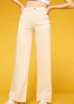 Jeans^Calzedonia Eco Palazzo Jeans 5014 - Sand-Colored Beige