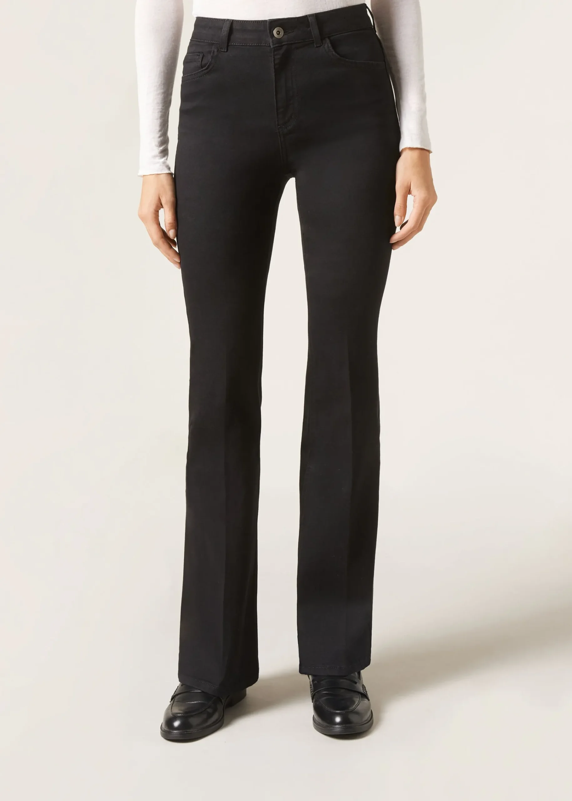 Jeans^Calzedonia Flared Jeans 3293 - Black Denim