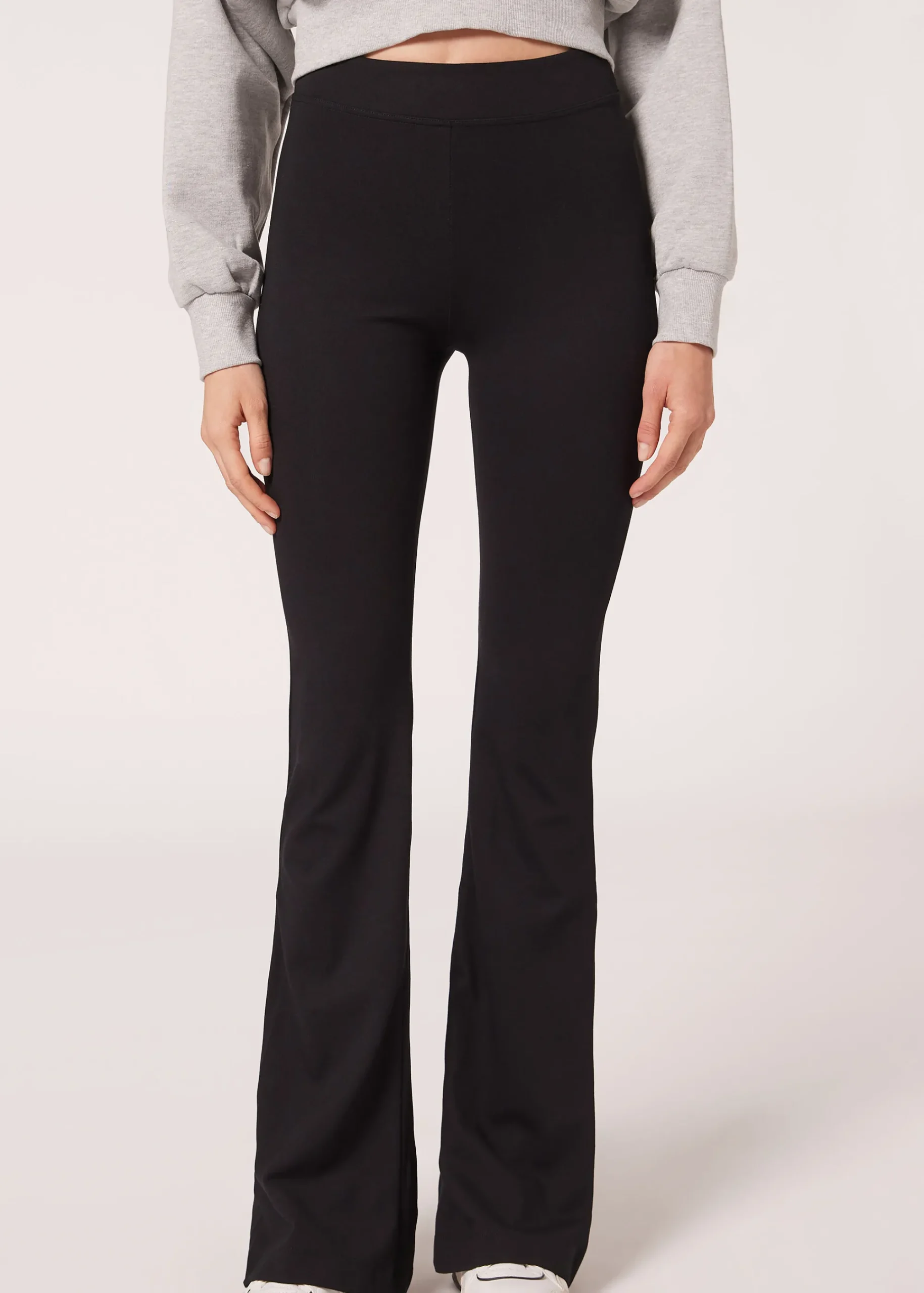 Trousers^Calzedonia Flared Leggings 019 - Black