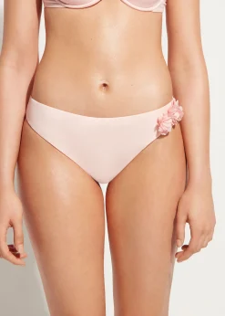 Bikini^Calzedonia Floral Bikini Bottoms Honolulu 698C - Pink Flowers