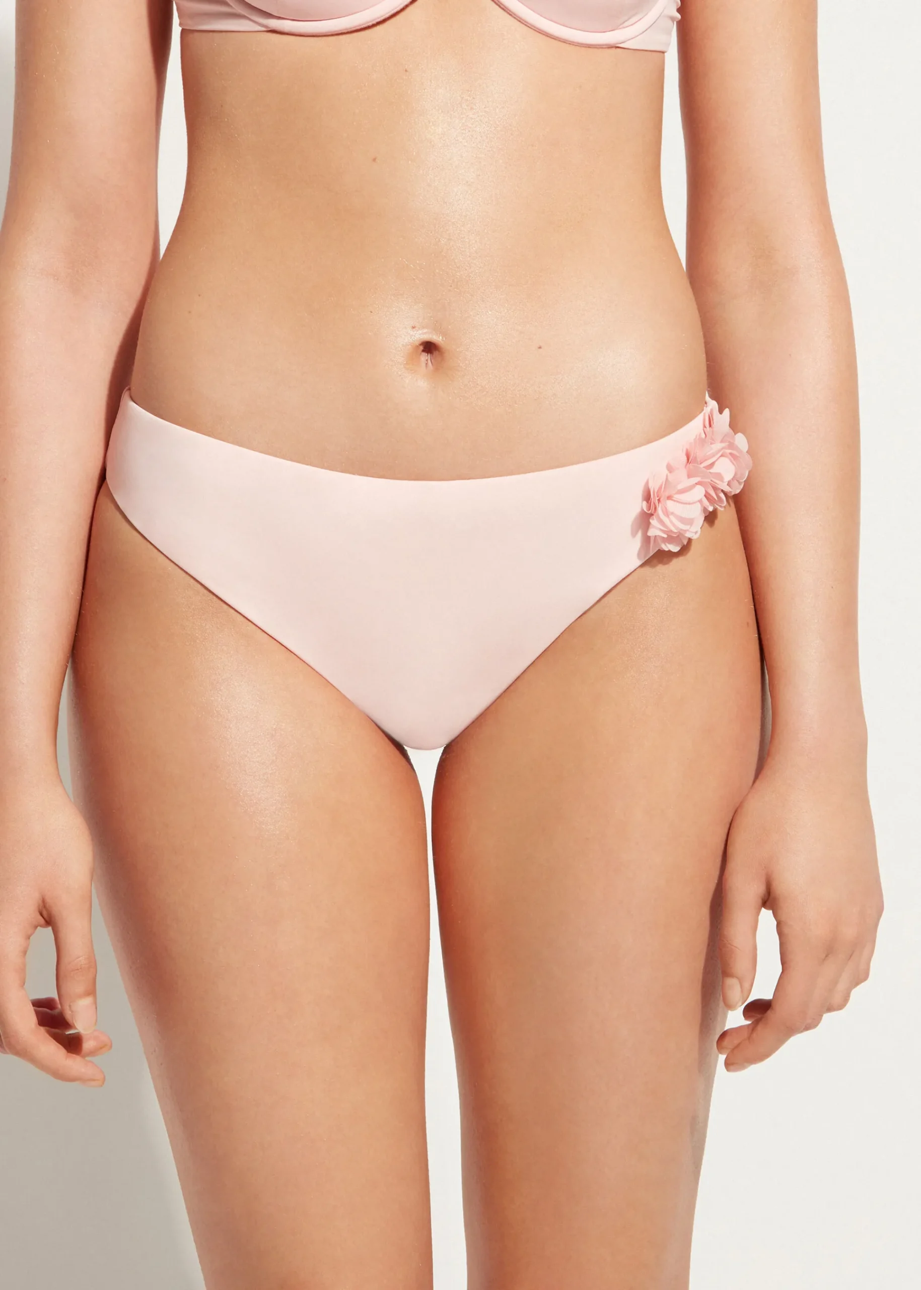Bikini^Calzedonia Floral Bikini Bottoms Honolulu 698C - Pink Flowers